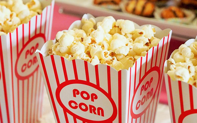 Palomitas en el cine